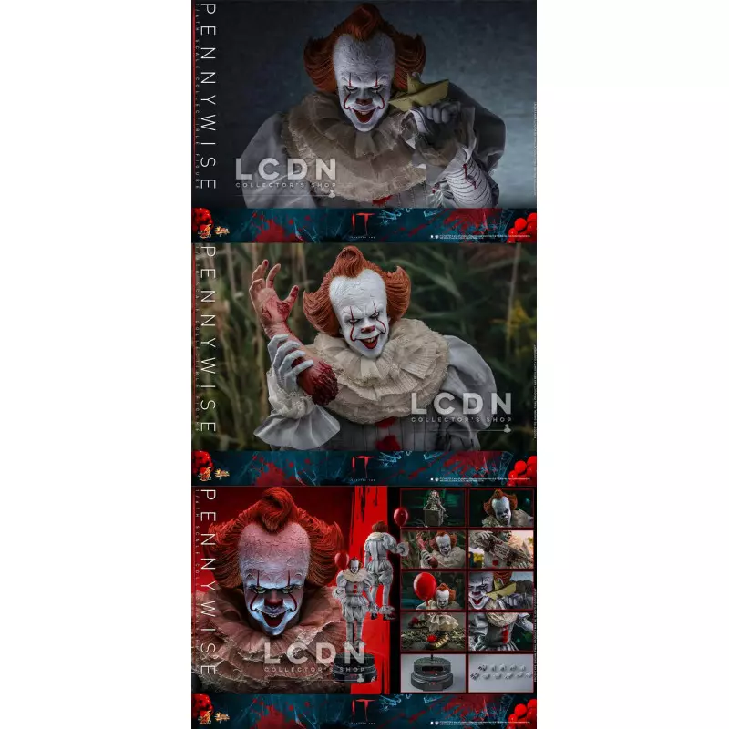 Hot Toys MMS555 Ça ( IT ) Chapitre 2 Pennywise Bill Skarsgard 1/6