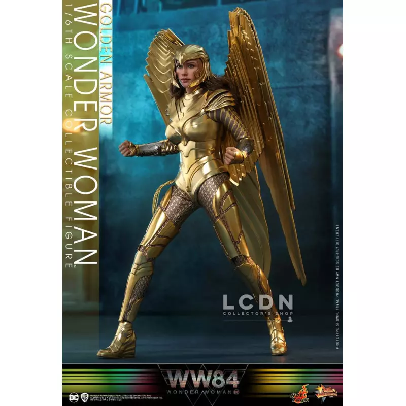 Hot Toys MMS577 Wonder Woman 1984 Wonder Woman Golden Armor Version Gal Gadot 1/6 Collectible Figure 30cm