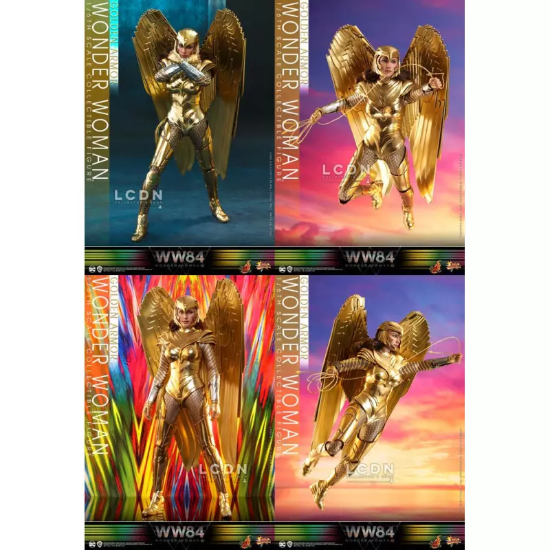 Hot Toys MMS577 Wonder Woman 1984 Wonder Woman Golden Armor Version Gal Gadot 1/6 Collectible Figure 30cm