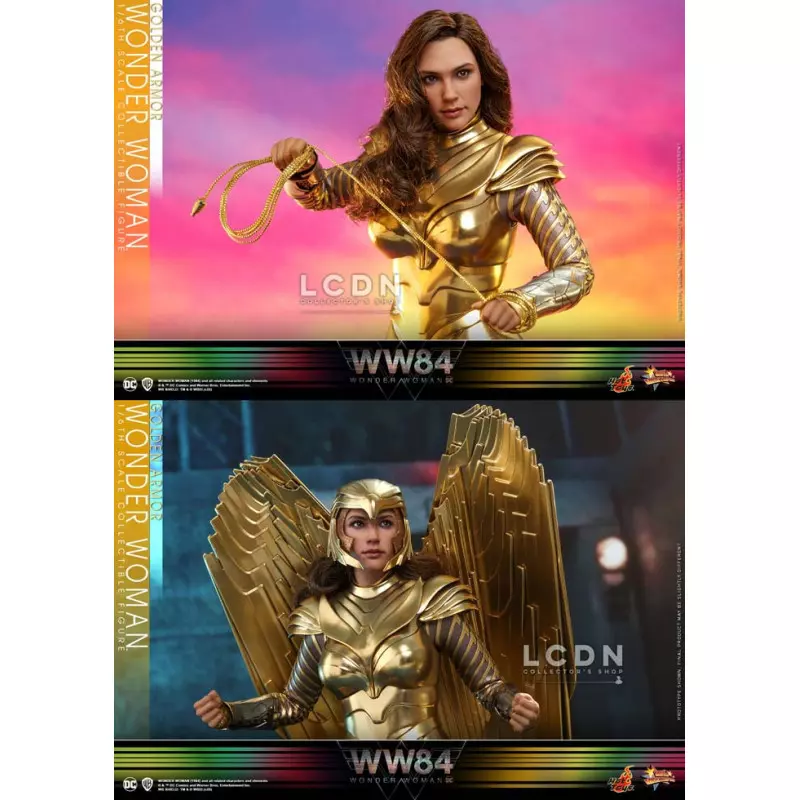 Hot Toys MMS577 Wonder Woman 1984 Wonder Woman Golden Armor Version Gal Gadot 1/6 Collectible Figure 30cm