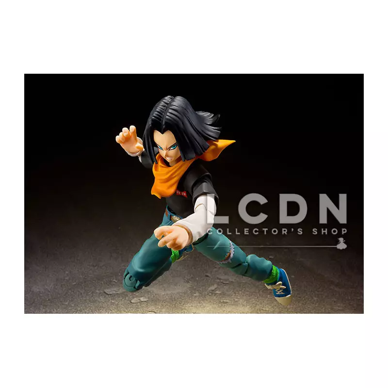Dragon Ball Z S.H.Figuarts Action Figure Android 17 2020 Event Exclusive Color Edition 13cm (Damaged Box)