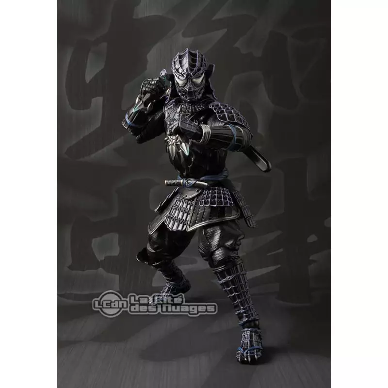 Marvel Samurai Black Spider-Man Meisho Manga Realization action figurine 18 cm