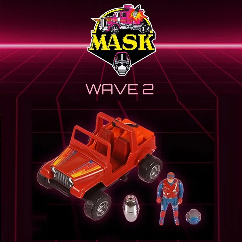 Vintage 1985 Mask Kenner Gator M.A.S.K. w/Dusty Hayes & Backlash Mask