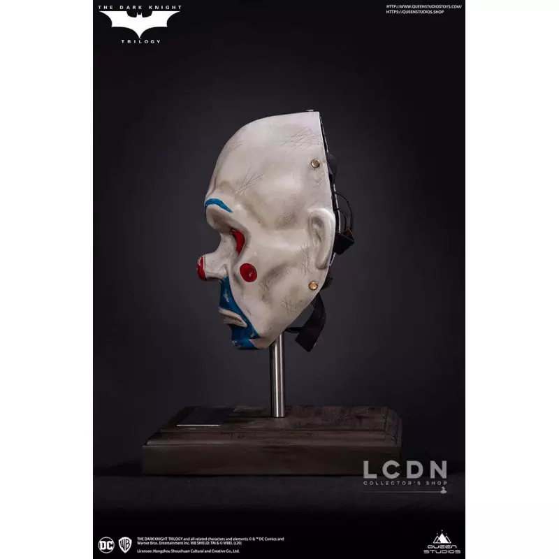 The Dark Knight The Joker Clown Masque Mask Queen Studios 1/1 36 cm
