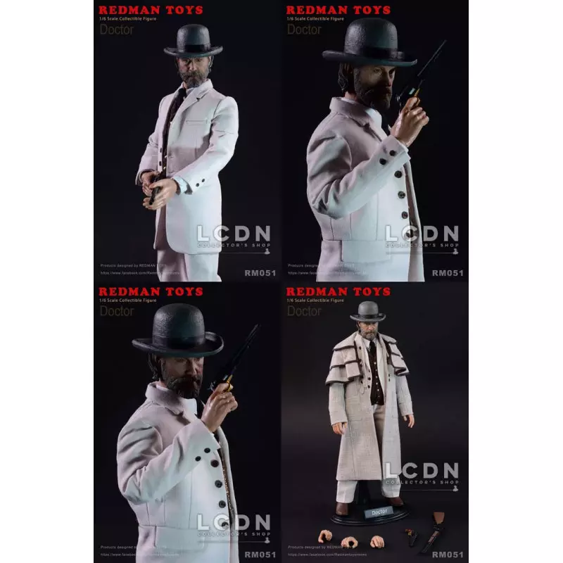 REDMAN TOYS 1/6 ジャンゴ ドクター Redman Toys 1/6 Scale Figure RM051 cowboy Doctor christoph
