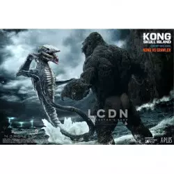 Kong Skull Island Deform Real Series Statues Kong vs Skull Crawler Deluxe Version 32 cm