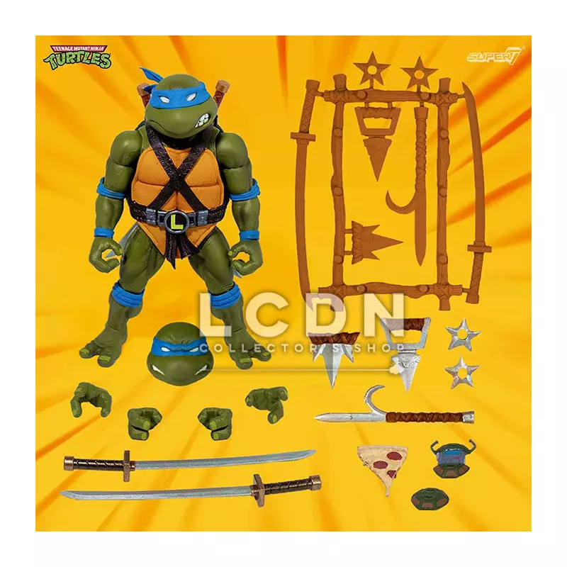 Les Tortues Ninja ( Teenage Age Mutant Ninja Turtles TMNT ) Action Figurine Ultimates Leonardo 18cm