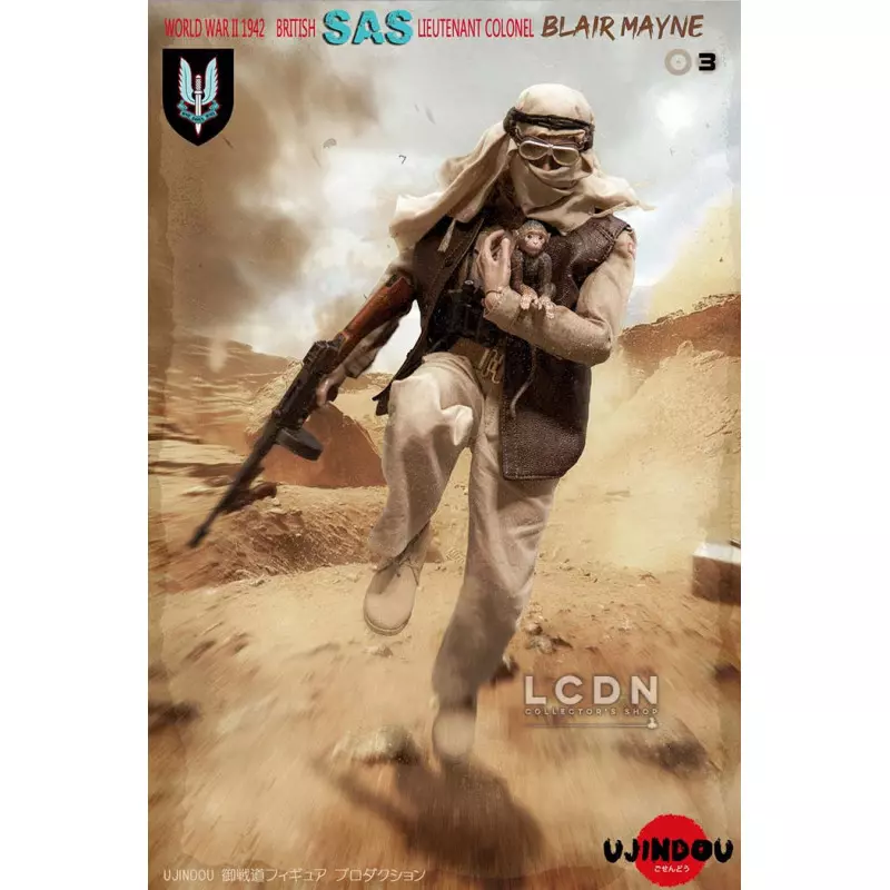 WWII 1942 British SAS Lieutenant Colonel Blair 