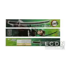 Demon Slayer Épée Nichirin Blade Sword Tanjiro Kamado FuRyu Replica 50cm