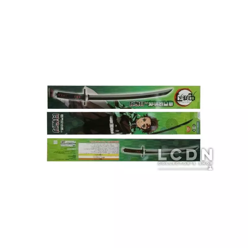 Demon Slayer Épée Nichirin Blade Sword Tanjiro Kamado FuRyu Replica 50cm