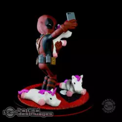 Marvel Q-Fig Diorama Deadpool unicornselfie 10 cm