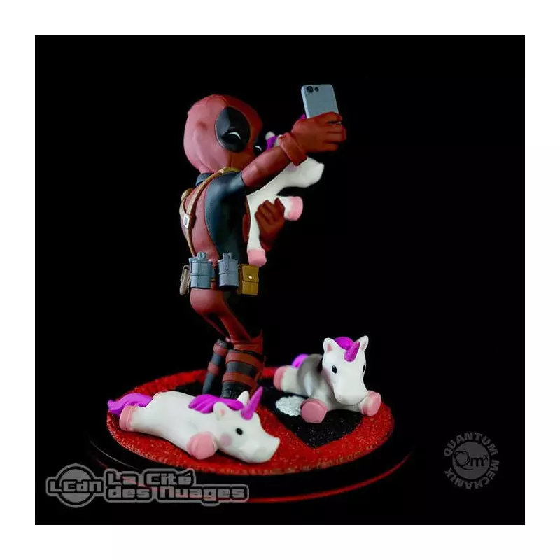 Marvel Q-Fig Diorama Deadpool unicornselfie 10 cm