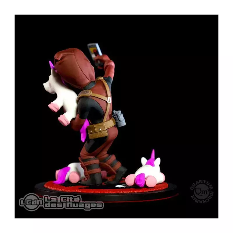 Marvel Q-Fig Diorama Deadpool unicornselfie 10 cm
