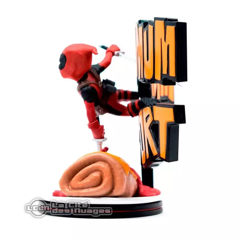 Marvel Q-Fig MAX Diorama Deadpool Maximum Effort 14 cm