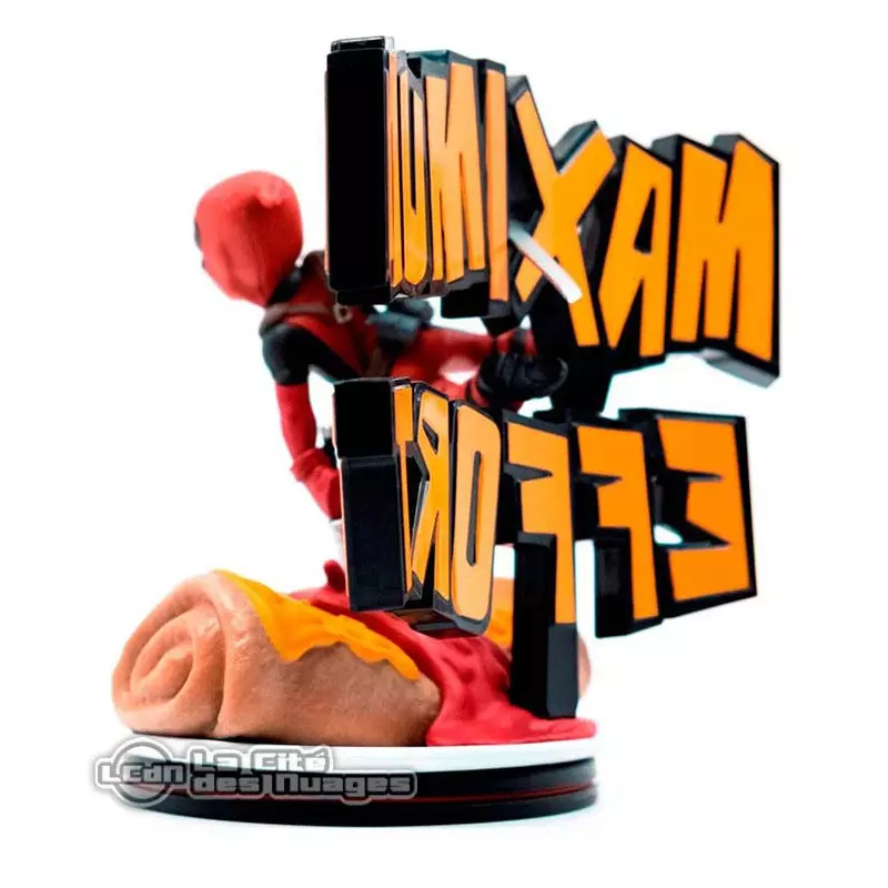 Marvel Q-Fig MAX Diorama Deadpool Maximum Effort 14 cm