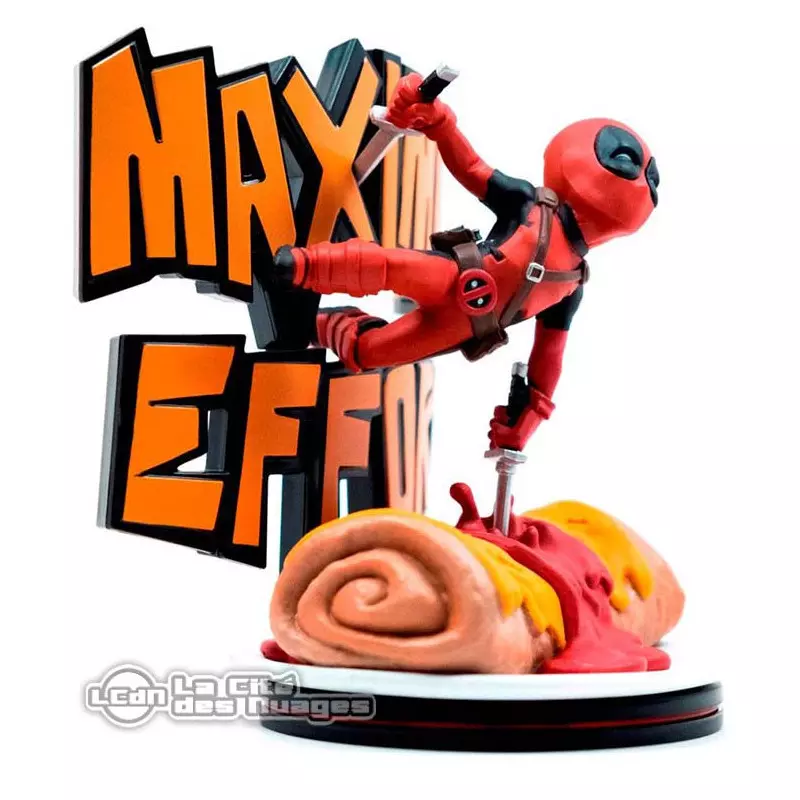 Marvel Q-Fig MAX Diorama Deadpool Maximum Effort 14 cm