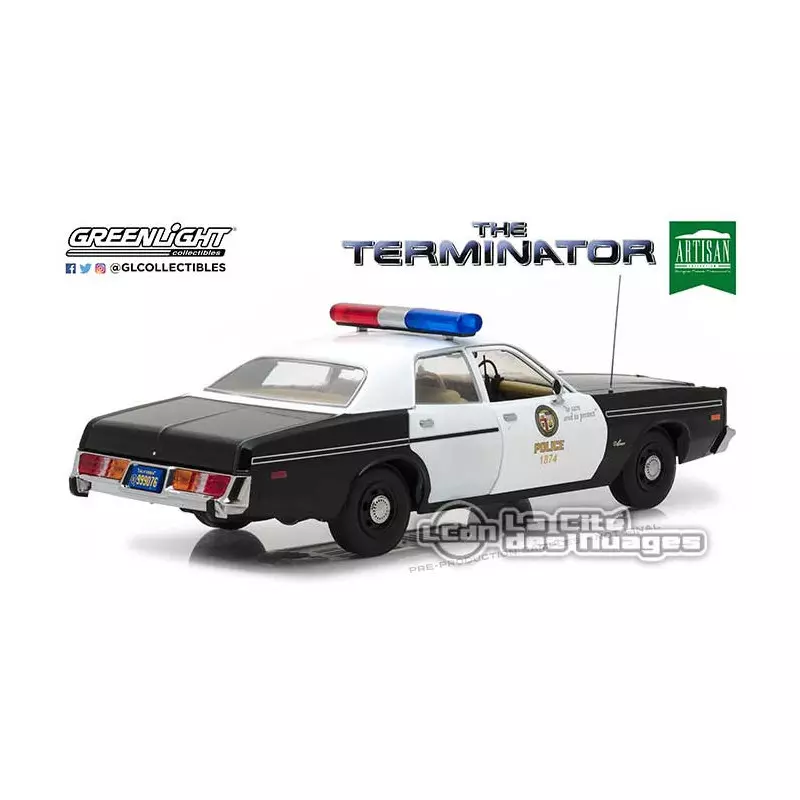Terminator 1977 Dodge Monaco Metropolitan Police 19042 1/18 with T