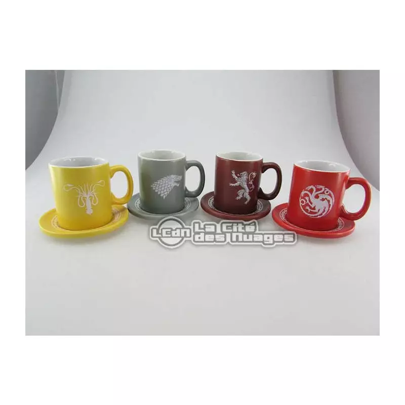 Game of Thrones Espresso Mugs Set Logos Collector&#039;s Edition 100 ml