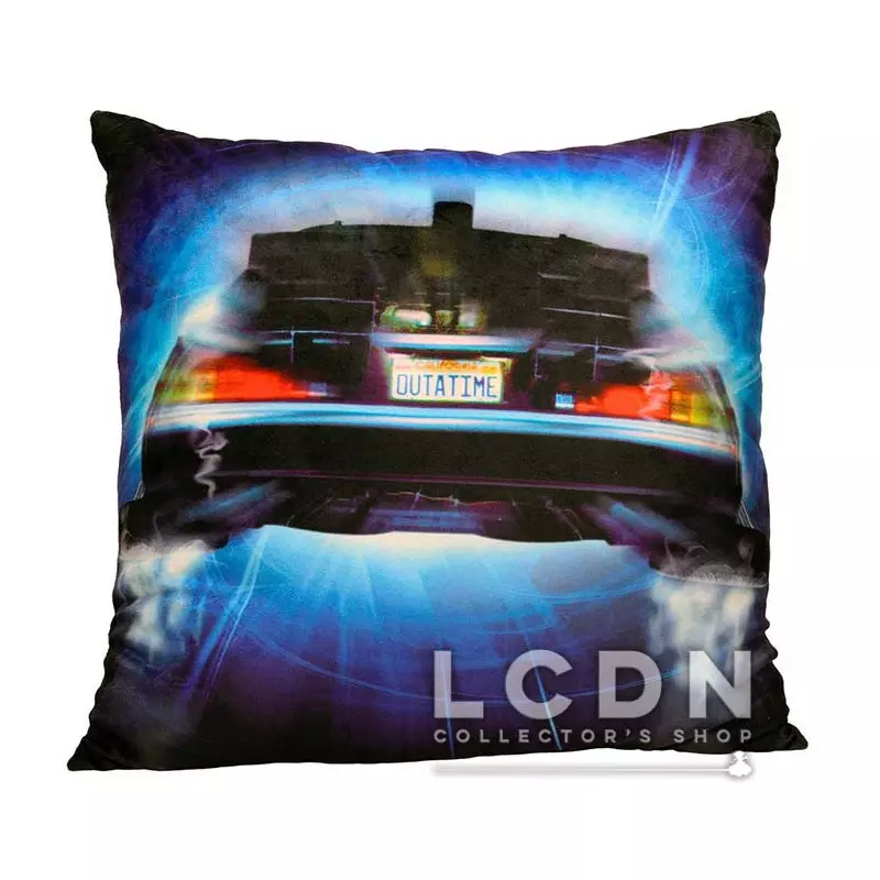 Retour vers le Futur ( Back to the Future ) oreiller DeLorean Roads 45 cm