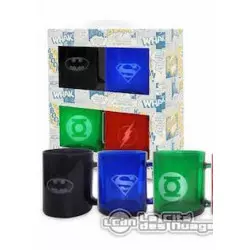 DC Comics 4-Pack Glass Mugs...