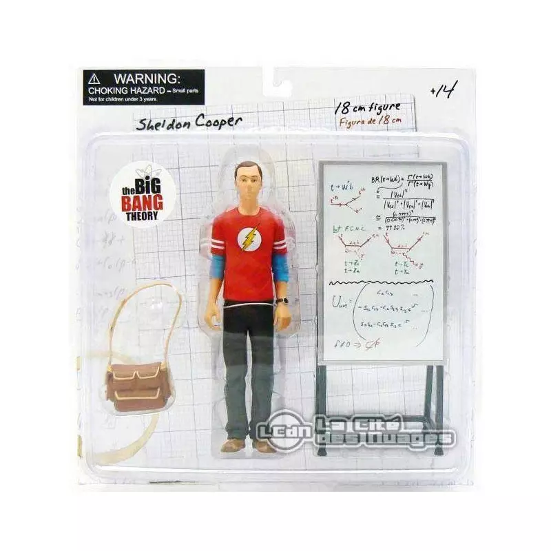 The Big Bang Theory Figurine Sheldon Cooper T-shirt Flash 18 cm