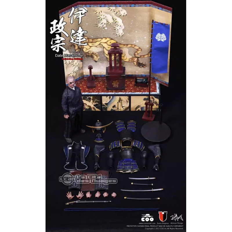 COOMODEL Series of Empires Japan&#039;s Warring States Date Masamune Deluxe Version 1/6 Collectible Figurine SE009