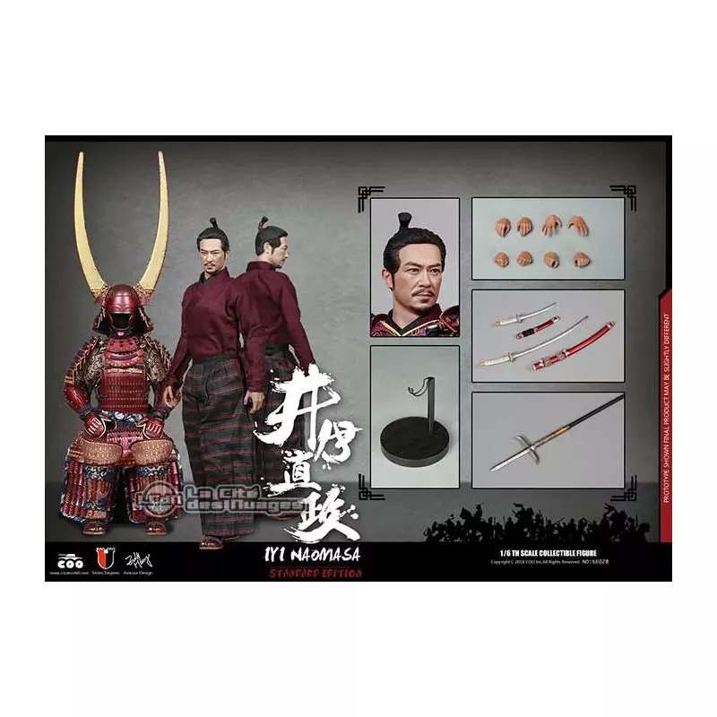 COOMODEL Series of Empires Ii Naomasa The Scarlet Yaksha Standard Version 1/6 Collectible Figurine 30cm SE028