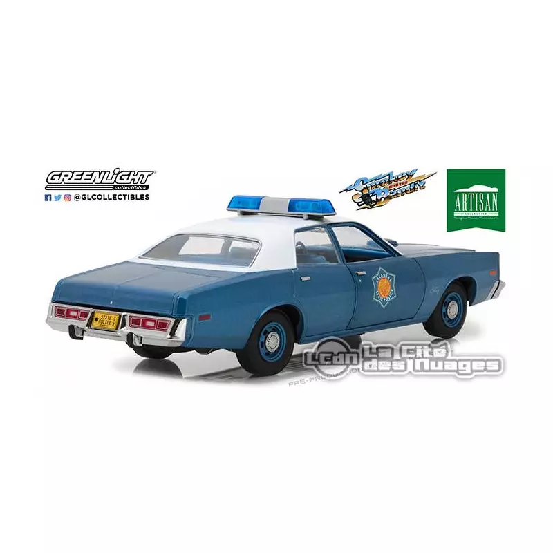Smokey and the Bandit 1975 Plymouth Fury Arkansas State Police 19044 1/18