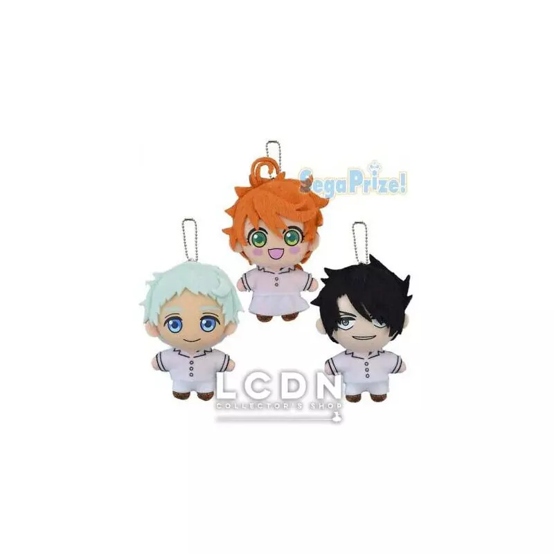 The Promised Neverland Anime Mini Mascot Cute Toy Plush Keychain Rei Ray  SG7881