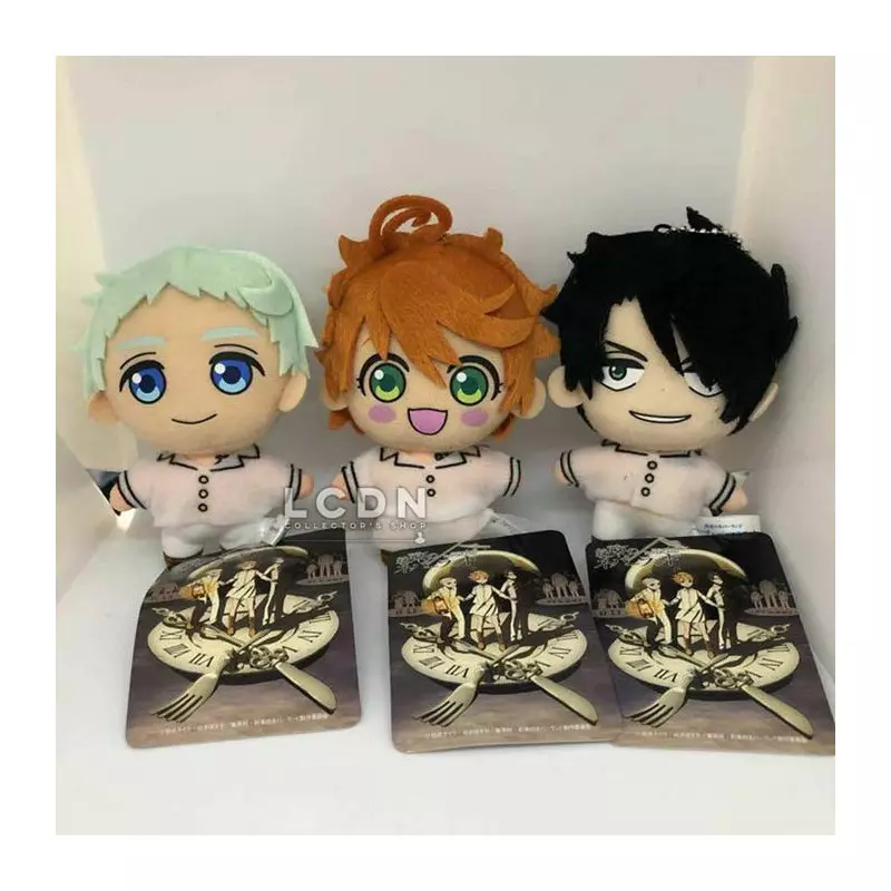 The Promised Neverland Anime Mini Mascot Cute Toy Plush Keychain Rei Ray  SG7881