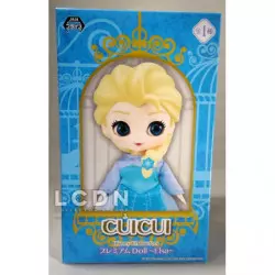 Disney Characters CUICUI Premium Doll Elsa Frozen La Reine des Neiges 16cm