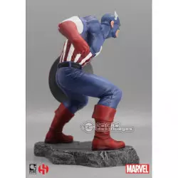 Marvel Civil War Captain America 1/8 Action Statue 25cm