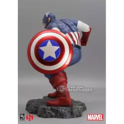 Marvel Civil War Captain America 1/8 Action Statue 25cm