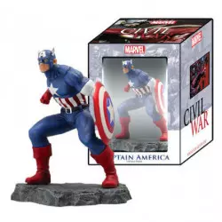 Marvel Civil War Captain America 1/8 Action Statue 25cm