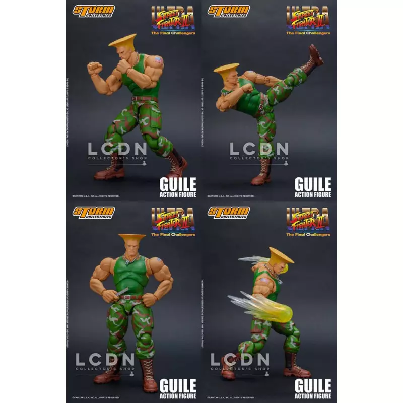 Storm Toys 1/12 Street Fighter 2 Guile The Final Challengers Action Figure  NEW 