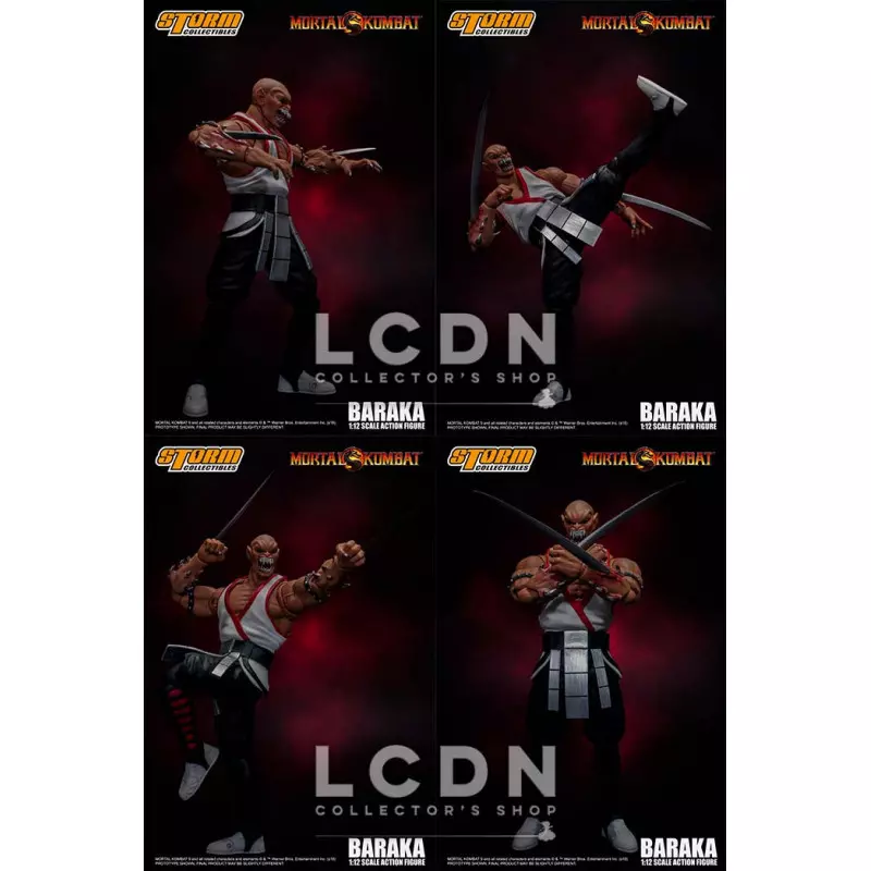 Mortal Kombat Action Figure Baraka Storm Collectibles 1 12