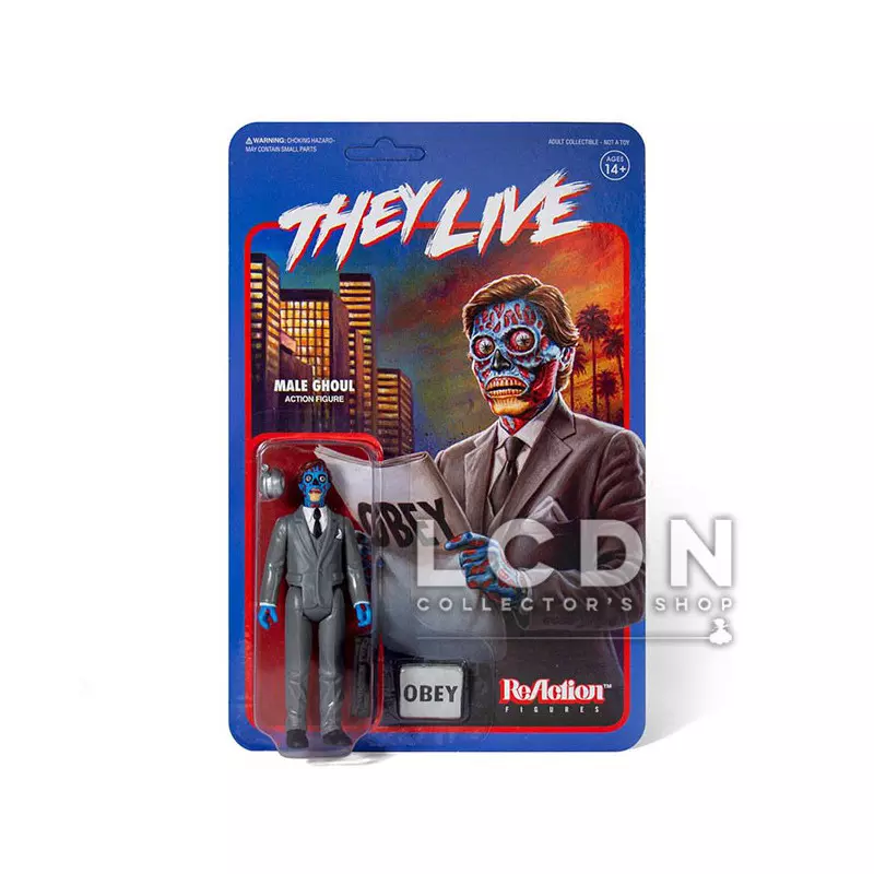 They live Action Figure ReAction Male Ghoul 10cm
