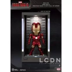 Iron Man 3 Mini Egg Attack Action Figure Hall of Armor Iron Man Mark IV 8 cm