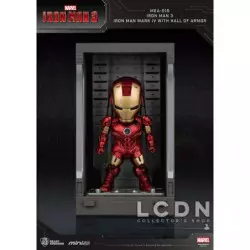 Iron Man 3 Mini Egg Attack Action Figure Hall of Armor Iron Man Mark IV 8 cm