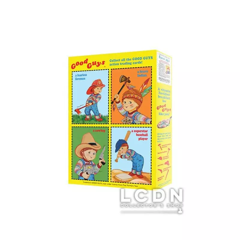 Chucky, la poupée de sang réplique 1/1 boîte de céréales Good Guys