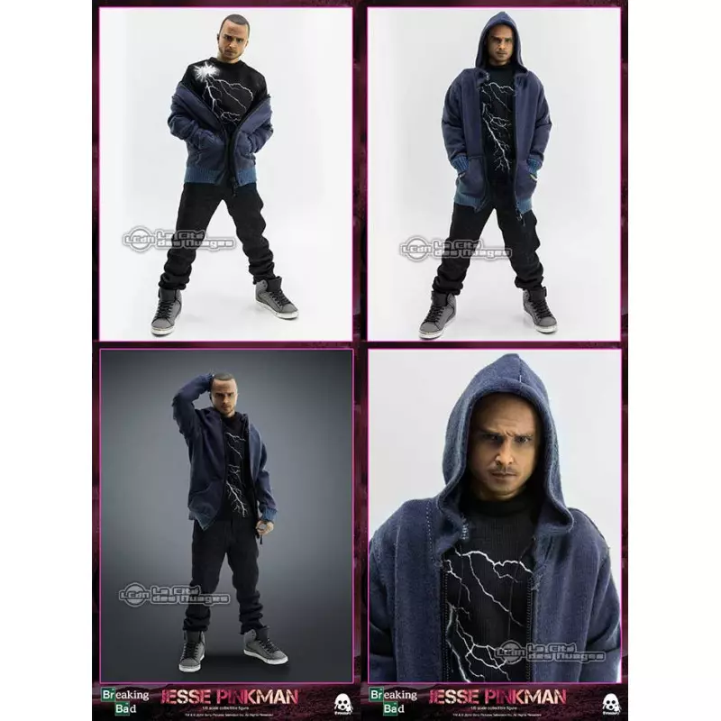 Breaking Bad Jesse Pinkman ( Aaron Paul ) 1/6 Threezero Collectible Figurine 30cm
