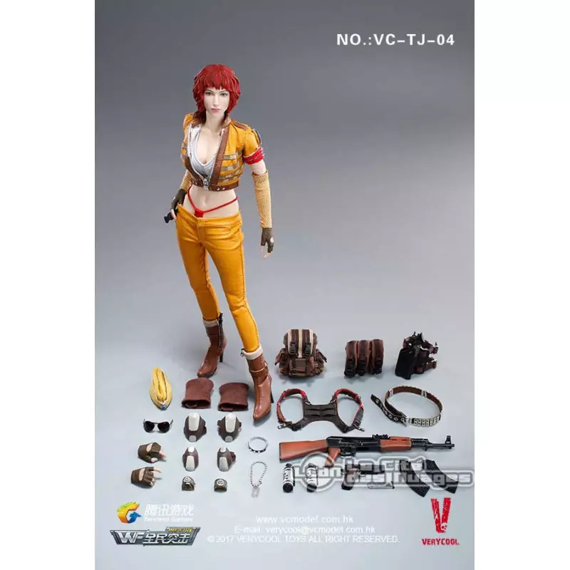 VERYCOOL 1/6 Wefire of Tencent Game 女性傭兵 Wefire Of Tencent Game Fourth Bomb Female Mercenary Heart