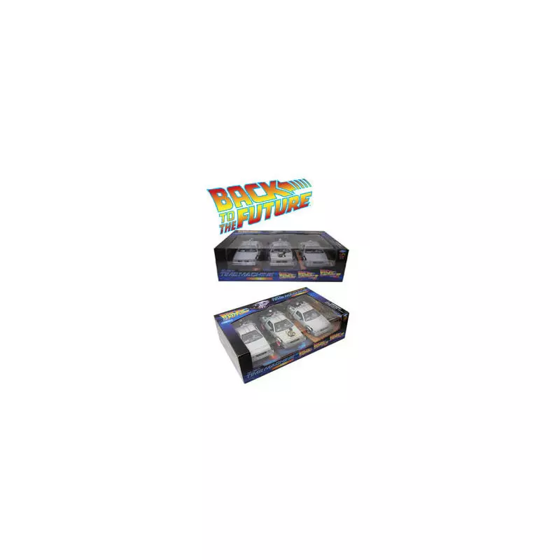 Welly Retour Vers Le Futur Delorean 1/24 - Diecast - Boîte Abîmée - Neuf