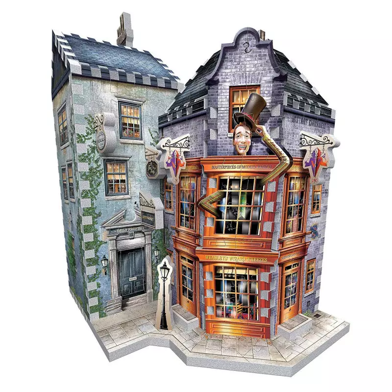 Harry Potter Puzzle 3D DAC Weasley's Wizard Wheezes & Daily Prophet