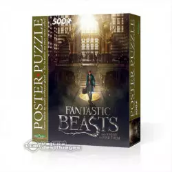 Les Animaux Fantastiques Puzzle Poster Macusa 66 x 48 cm