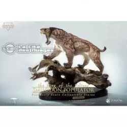 Smilodon Populator Tigre Dent de Sabre Predatory Scale Exclusive Version 1/6 Tree Root Statue 60cm ZENPUNK ZAS001S01EX