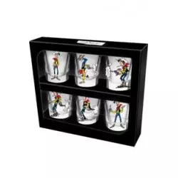 Lucky Luke Shotglass 6-Pack...