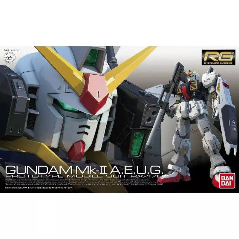 RG Gundam RX-178 Gundam MK II AEUG 1/144 Maquette 13cm