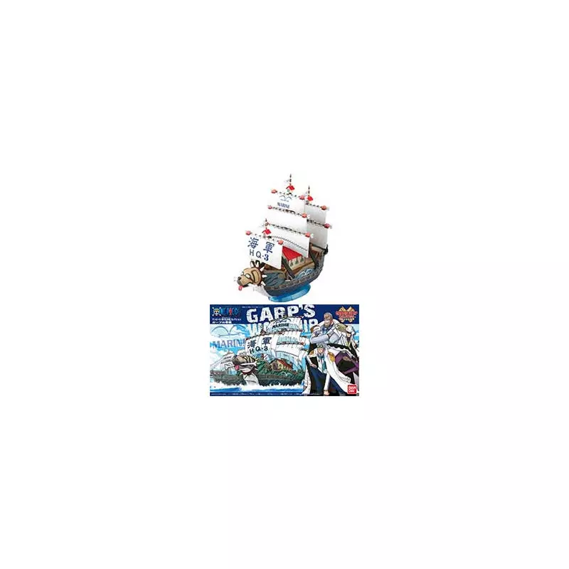 Bandai Kit Maquette Garp's Ship – One Piece Grand Ship Collection, 15 Cm, Sans Colle Ni Peinture