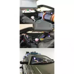 Retour vers le Futur II Magnetic Floating 1/20 DeLorean Time Machine 22cm (Modèle exposé)